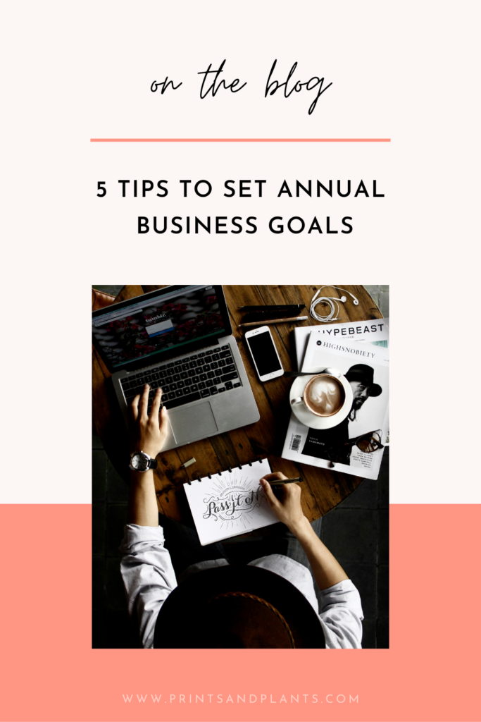 how to set annual business goals