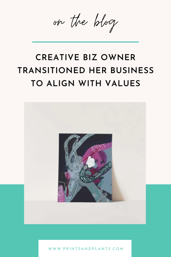 Client Success Stories: Kaytia. Creative business coach helps client to transition business to be values-driven.